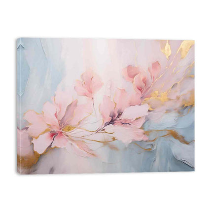 Flower Fine Art marble  Canvas Art Print