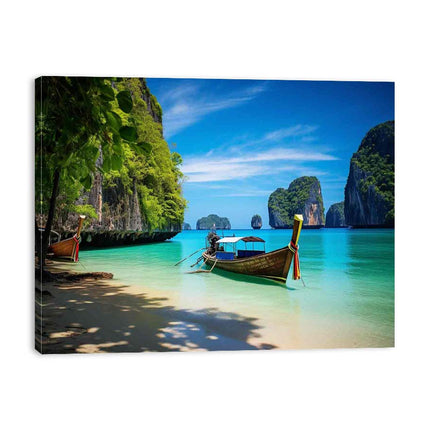 Phi Phi Island Thailand Canvas Art Print Art
