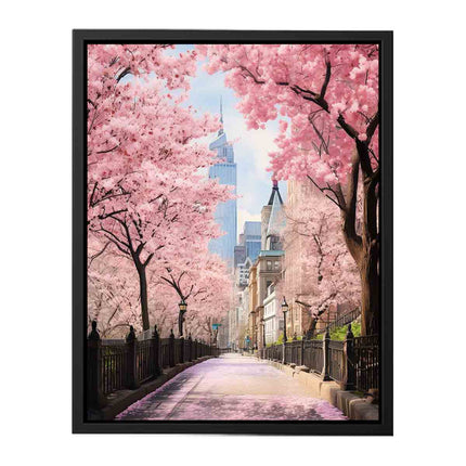 New York Spring Art Canvas Art Print