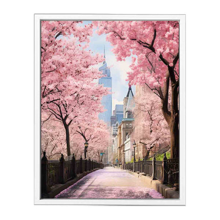 New York Spring Art Canvas Art Print