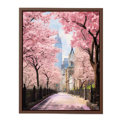 New York Spring Art Canvas Art Print