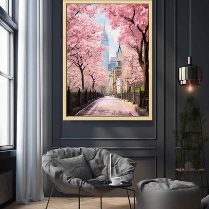 New York Spring Art Canvas Art Print