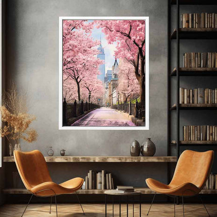 New York Spring Art Canvas Art Print