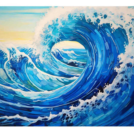 Ocean Waves  Canvas Art Print