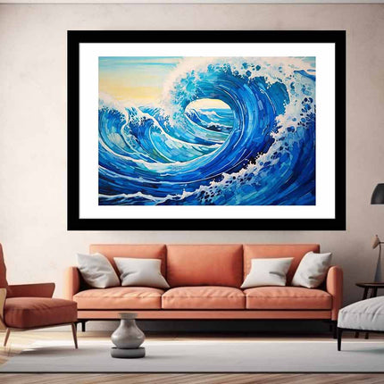 Ocean Waves  Canvas Art Print