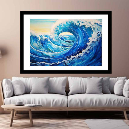 Ocean Waves  Canvas Art Print