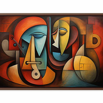 Cubism Art  Canvas Art Print
