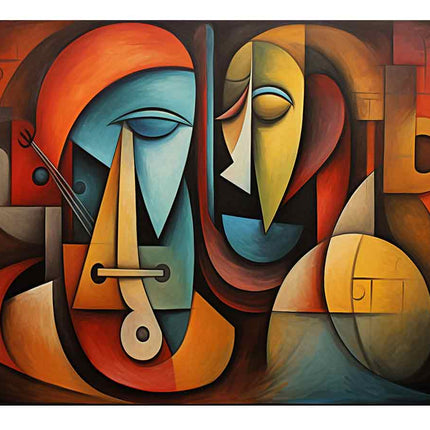Cubism Art  Canvas Art Print