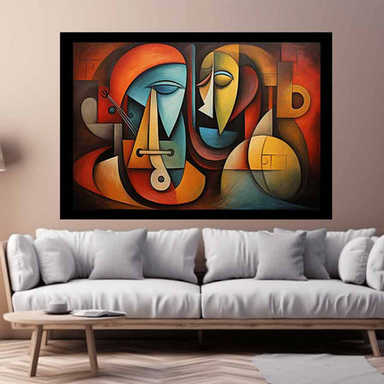 Cubism Art  Canvas Art Print