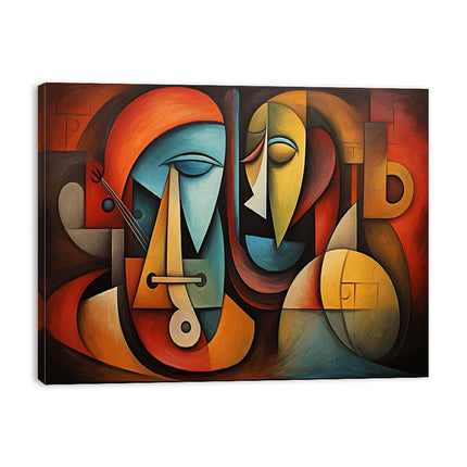 Cubism Art  Canvas Art Print