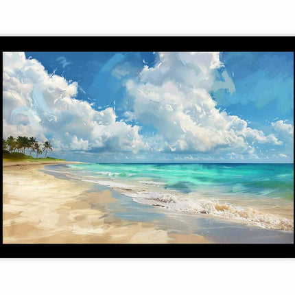 Beach Landscape Canvas Art Print