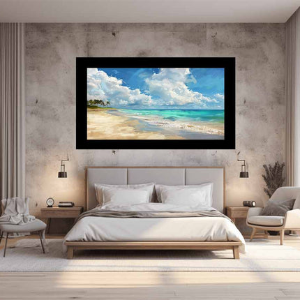 Beach Landscape Canvas Art Print