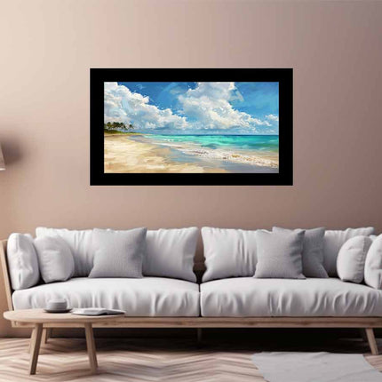 Beach Landscape Canvas Art Print