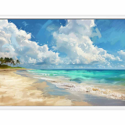 Beach Landscape Canvas Art Print