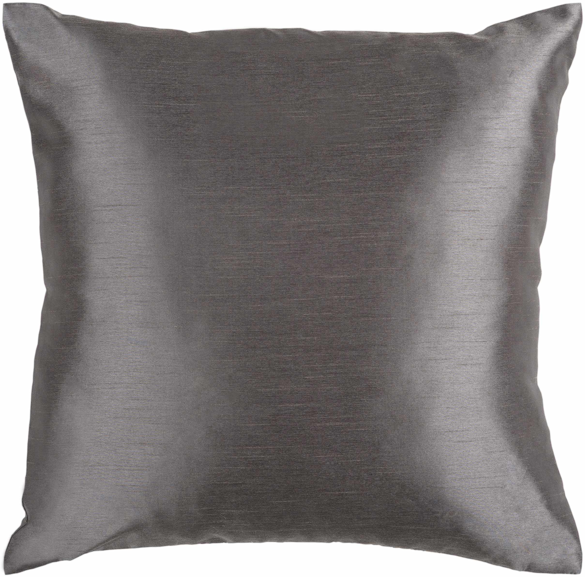 Gray pillow on a white background