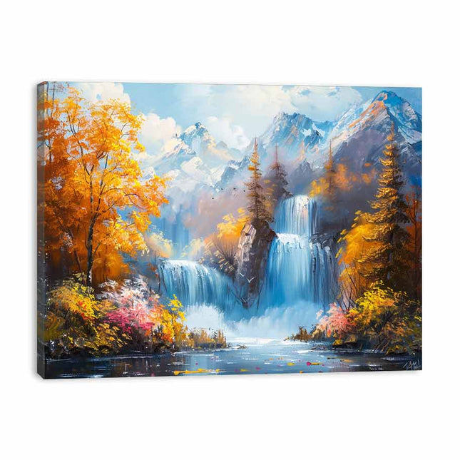 Waterfall Landscape Wall Art