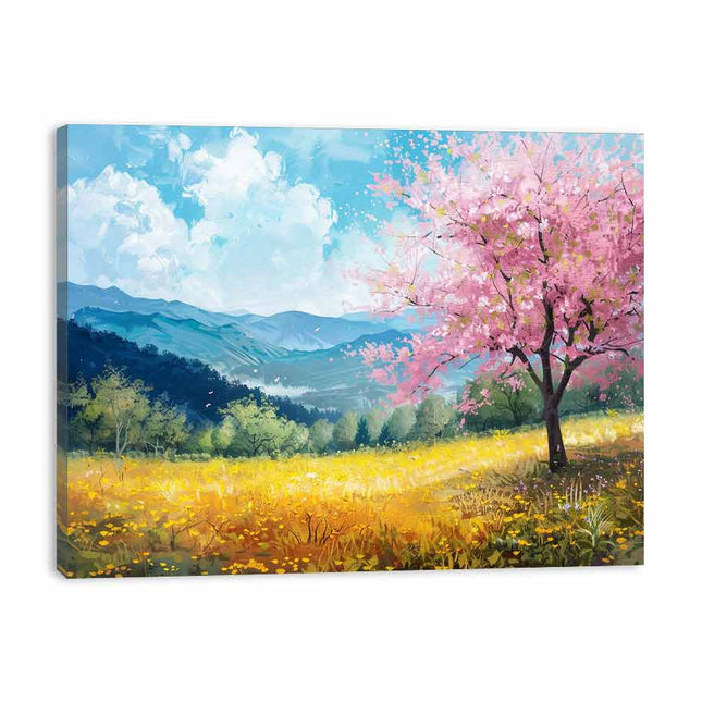 Spring Tree Canvas Art Print