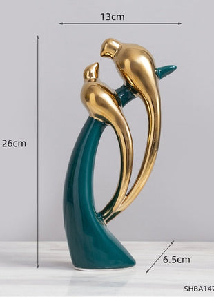 Abstract Sculpture Ceramic Statue Home Décor Figurines-16
