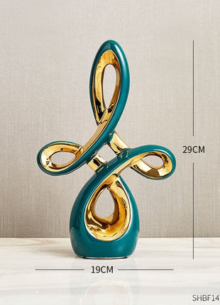 Abstract Sculpture Ceramic Statue Home Décor Figurines-11