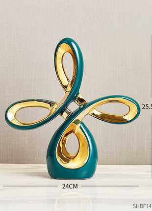 Abstract Sculpture Ceramic Statue Home Décor Figurines-12