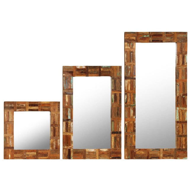 Decorative Mirror Wall Mirror Bathroom Mirror Solid Reclaimed Wood