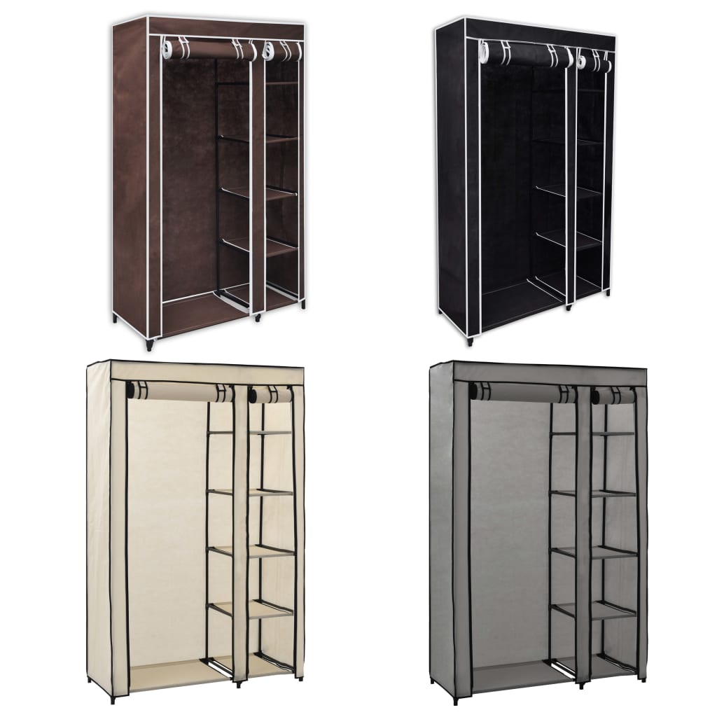 vidaXL Folding Wardrobe Clothes Rack Storage Home Organizer